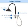 Waterfall Spa Shower Head for Shampoo Chairs Therapy Head with Water Circulation Massage System