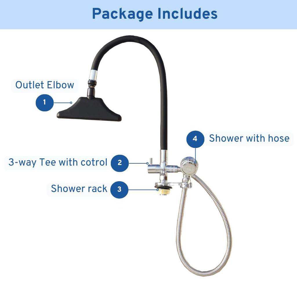 Waterfall Spa Shower Head for Shampoo Chairs Therapy Head with Water Circulation Massage System