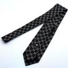 Used GUCCI Gucci Tie Black GG Signature Embroidery White Tag