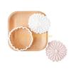 F26C Cookie Cutters Plastic Biscuit Molds Birthday Series Cookie Embossing Molds Plastic Baking Tools Perfect for DIY Baking