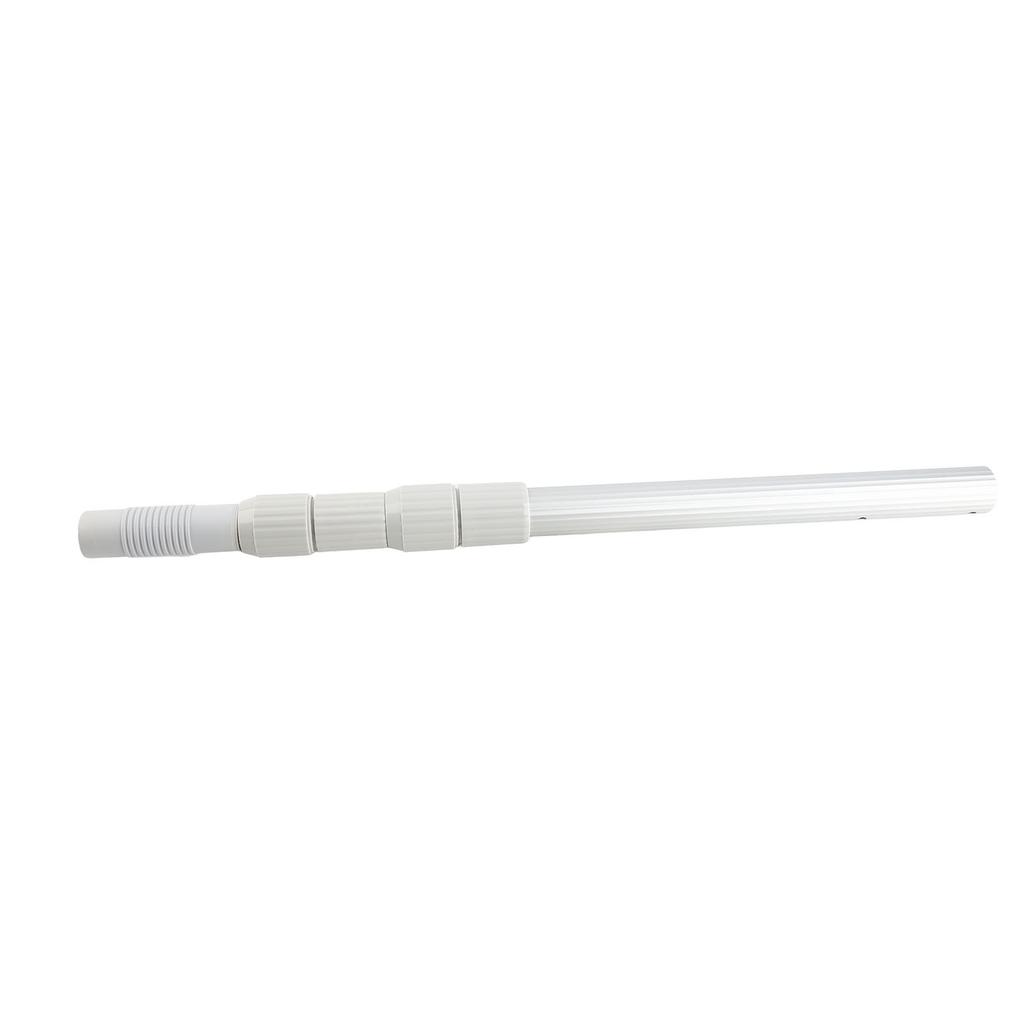 Pool Cleaner Telescopic Rod Reinforced Aluminum Alloy Handle Rod Pool Cleaning Fishing Net Lifesaving Pole 120CM