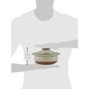 Banko Ware Ginpo Hana Mishima Extra Deep Pot, No. 6, Serves 1-2, Approx. 19cm Diameter x 15cm Height, Heat and Microwave Safe, Made in Japan, Product