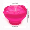 Foldable Silicone Mini Popcorn Bowl, BPA-Free, Perfect for One Serving