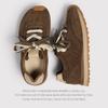 Sports And Leisure Shoes Women'S Annual Round Head Lace-Up Fashionable Retro Lightweight Casual Moral Training Shoes Running Shoes