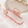Unique Fashion Hair Accessories Ladies Geometric Metal Korean Hair Claw Clip