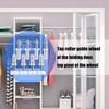 8Pcs Spring Loaded Bifold Door Hardware Kits Bifold Door Top Roller Guide Wheel And Top Pivot Door Hardware Easy To Use
