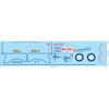 Blue Circle Cement Truck Decals - 1/25 - Water Decal - Waterslide, 1/25