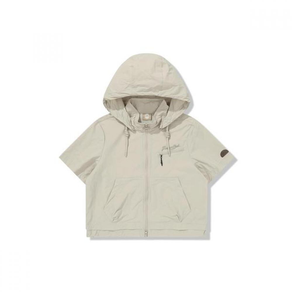 Bbc Earth Women S Half Anorak Jacket CREAM/80