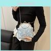Chinese Style Butterfly Shell Bag For Women With Lock Closure And Card Pocket Perfect For Daily Use