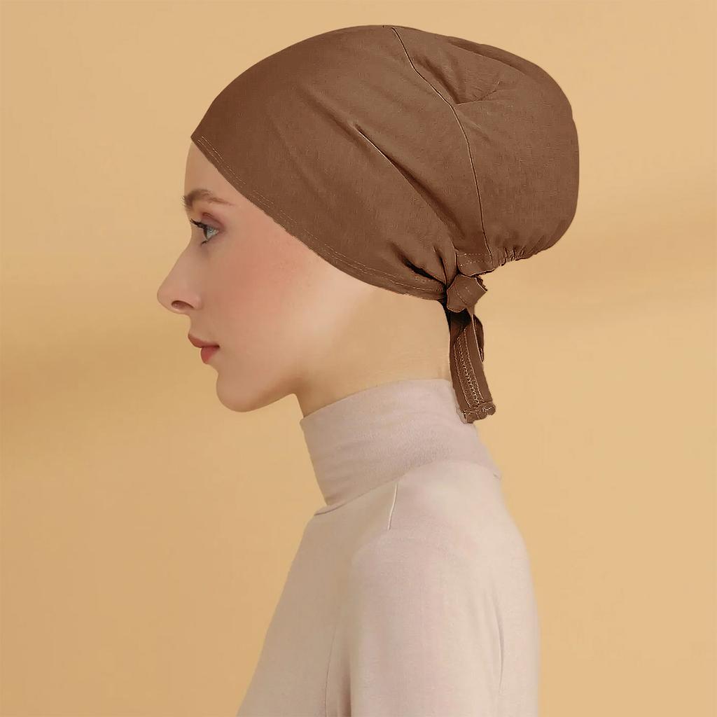 Women's Strap Headband Base Hat Thin Solid Color Versatile Headband Hat