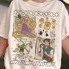 Retro Rapunzel Shirt, Vintage Tangled Comfort Colors Tee, Flynn Rider Maximus Pascal Magic Kingdom T-Shirt, Princess Family Trip Apparel