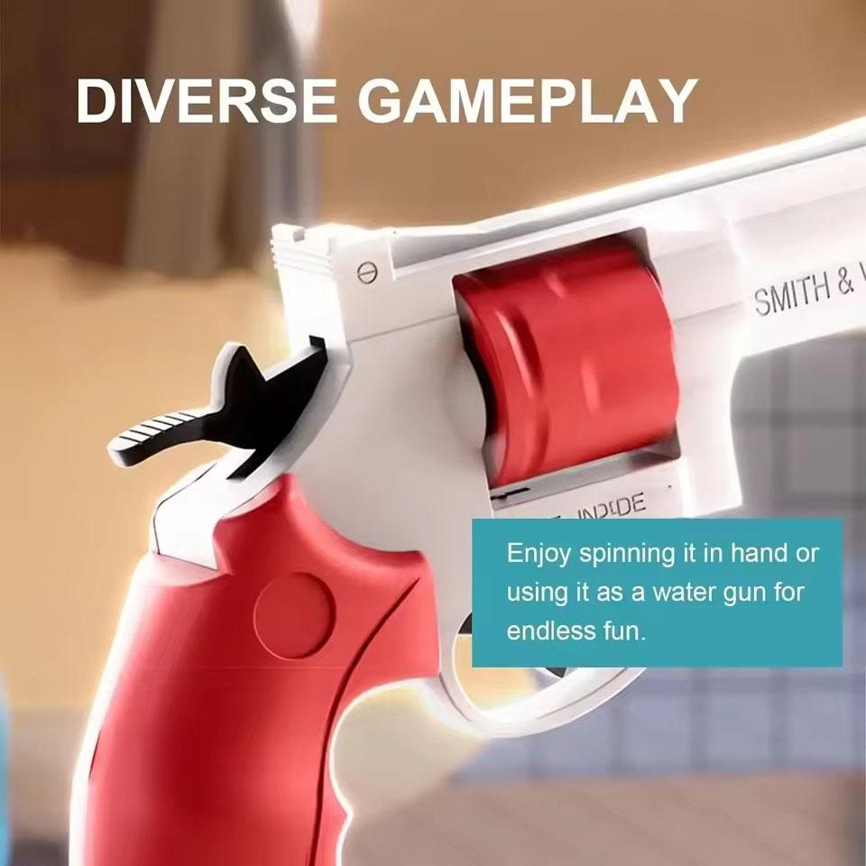 High-Quality 1Pc High-Quality Summer Compact size High-Quality Revolver High-Quality Water High-Quality Gun High-Quality Toy High-Quality Mechanical