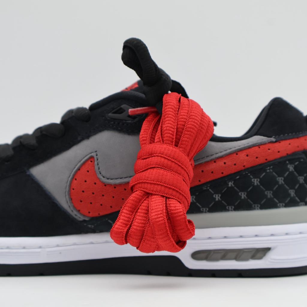 IM7147-001 Nike SB Paul Rodriguez Low Bred Black and Flint Grey (Men's)