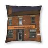 Hendersons Relish Old Building Square Pillowcase Polyester Linen Velvet Printed Zip Decorative Throw Pillow Room Wholesale