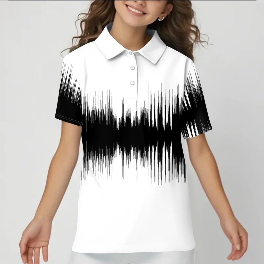 Children's Daily Casual Short-sleeved  Tops T-shirts  Shirts