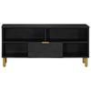 TV Cabinet Black 100 x 33 x 46 cm Particle Board