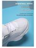 2025 Spring Kids Solid Color Soft Sole White Leather Sports Shoes