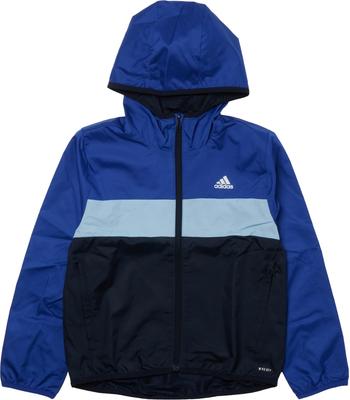 Adidas Tiberio Größe Tinte Größe 160 Kinder Windjacke, Unisex, JTH14, Halbleise Blau/Heller Himmel/Legende (IV9514),