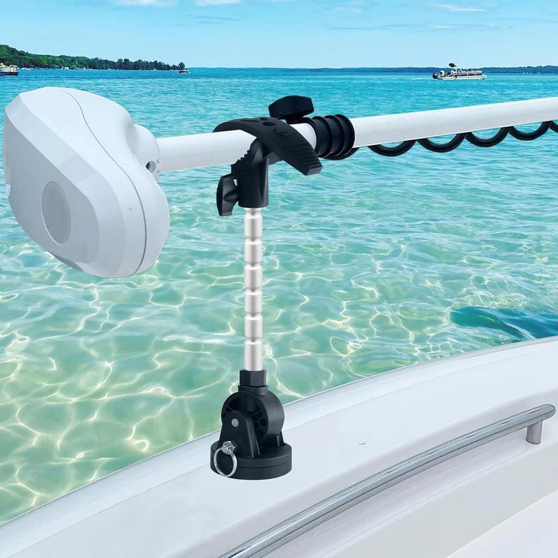 Suport Motor Trolling Suport Motor Trolling Pentru Barcă Suport Barcă Reglabil la 180 de Grade Pentru Utilizare pe Apă, în RV, Caiac