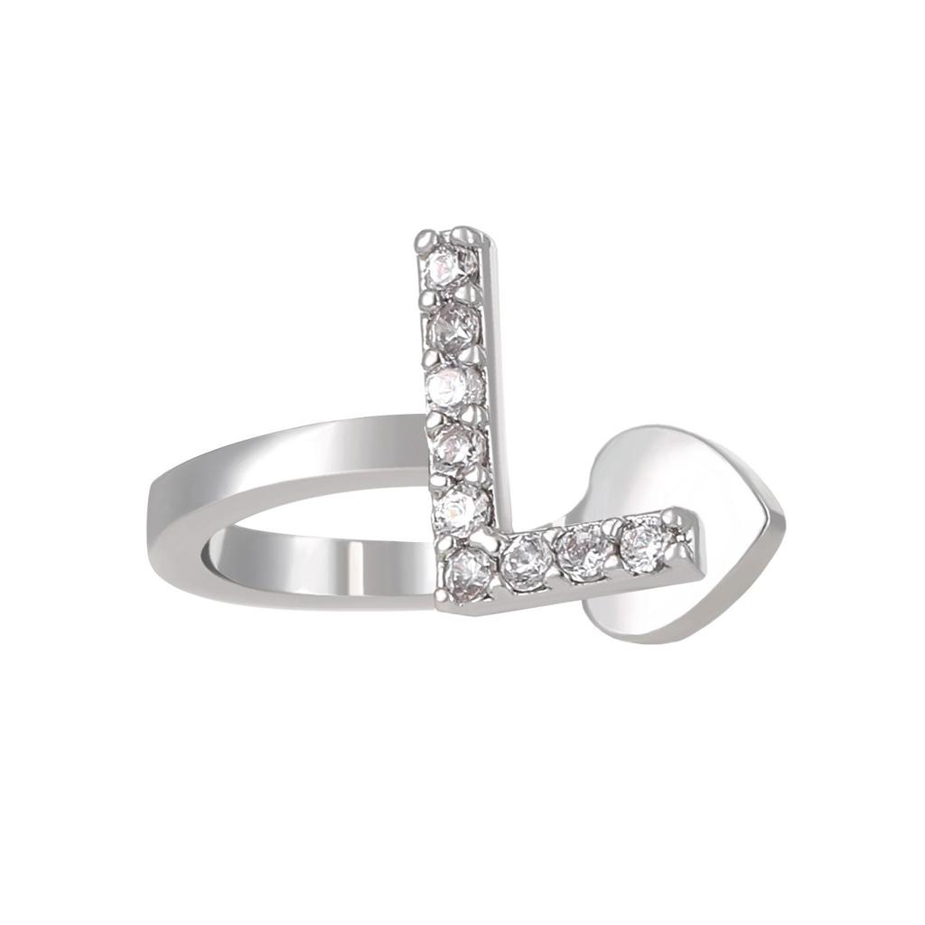 Advanced Temperament 26 English Letter Ear Clip Simple U No Ear Hole Earrings For Women