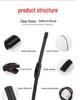 Dual Rubber Blade Wiper for Dongfeng Trucks: Tianlong, Tianjin, Hercules, Dolica, Captain, Fuli Ka, Xiaobawang