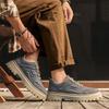 Men's Sports Casual Work Shoes Spring and Autumn Soft-sole Non-slip Outdoor Walking Shoes Fashion Joker Sneakers Running Shoes