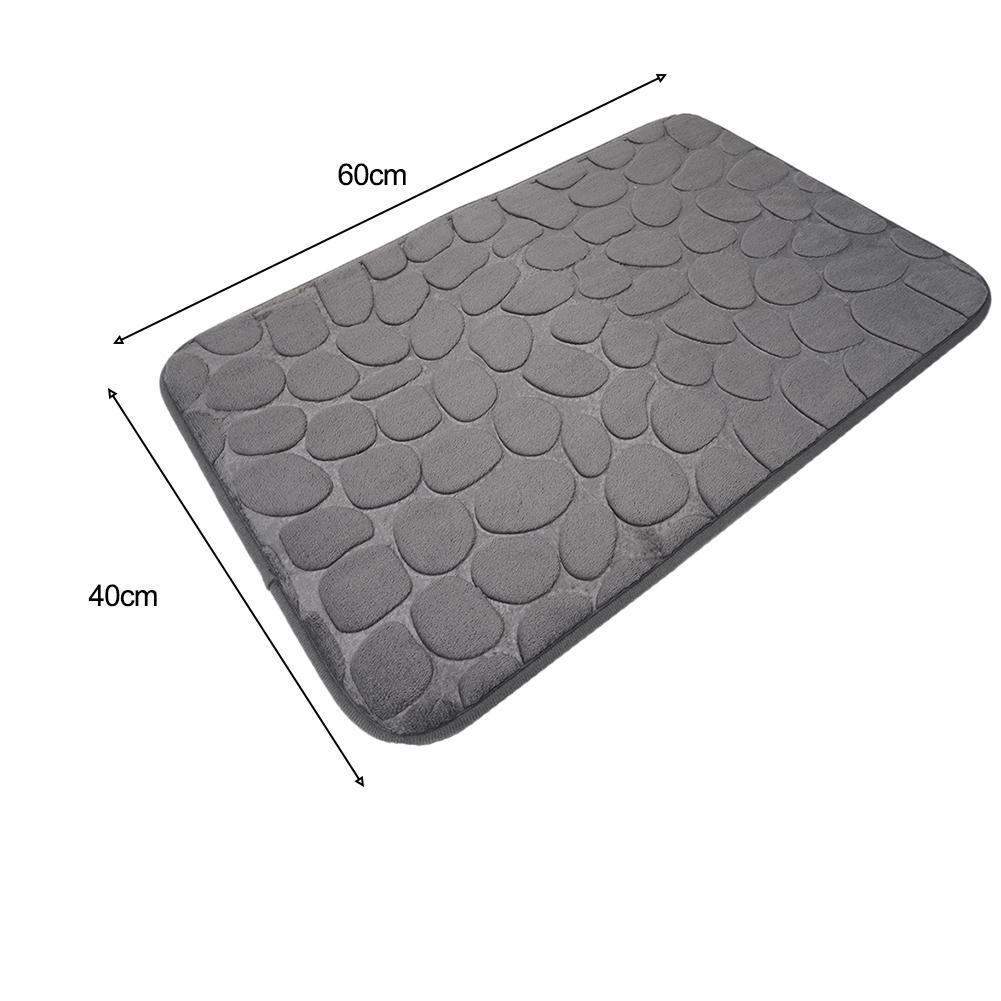 Pebble Tepper Baderomsmatte Toalett Vaskbar 40*60cm
