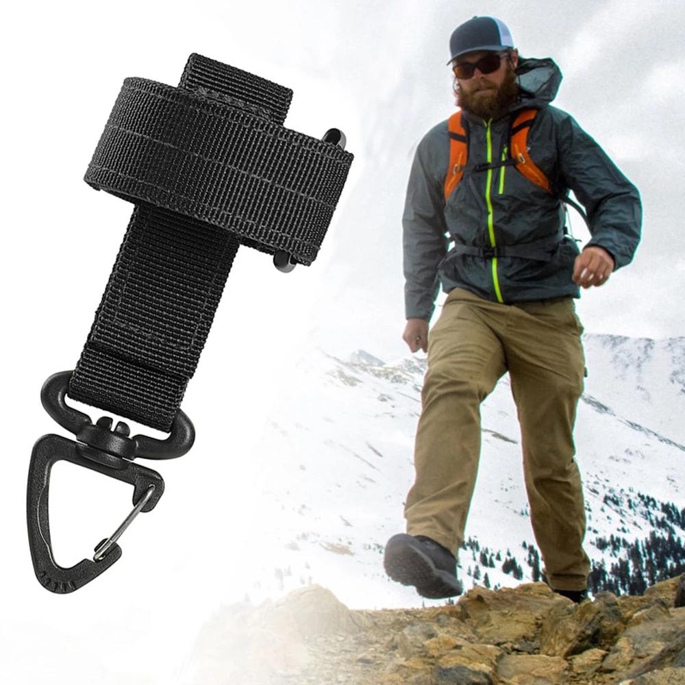 Rope Camping Hiking Outdoor Tools Anti-lost Work Gloves Safety Clip Gloves Hook Hanging Buck
