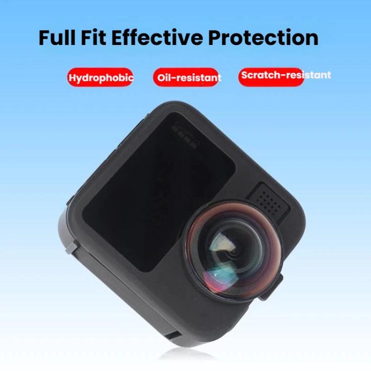 Per GoPro MAX2 Lenti in Vetro Ottico Protezioni Doppie per Lenti Antiappannamento e Resistenti ai Graffi Tappo Obiettivo Fotocamera
