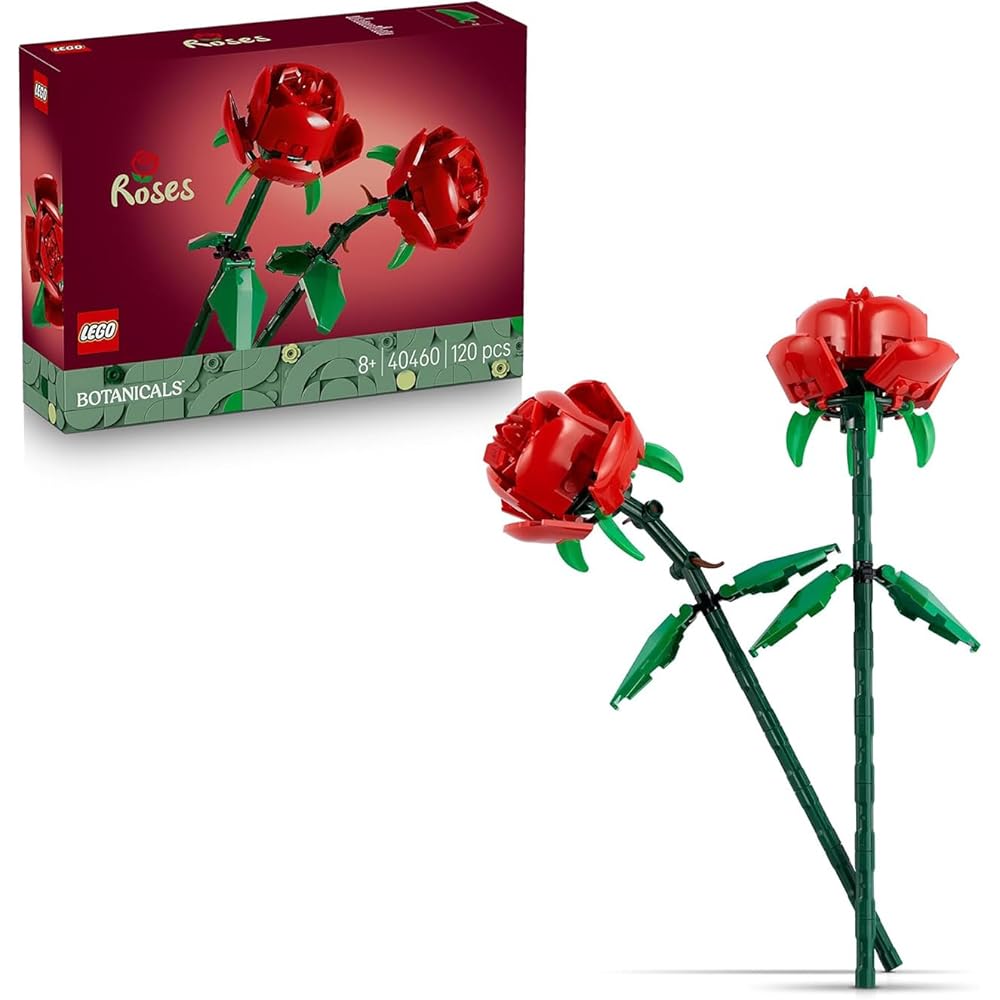 Конструктор LEGO Ботаническая Роза 40460 Декоративная игрушка для детей 8-10 лет Подарок для мальчиков и девочек