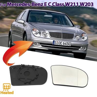 Replacement for Mercedes-Benz  E-class  C-class C E Class W211 W203 Left Right Side Heated Mirror Glass LH RH Lens