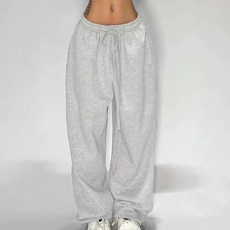 

Женские широкие льняные брюки больших размеров со средней талией, летние мешковатые брюки, РАССЛАБЛЯЮЩИЕ ШИРОКИЕ БРЮКИ M