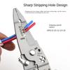 Alloy Steel Electrician Crimpe Pliers Foldable Wire Stripping Tool Comfortable Pincers  Hand Tools