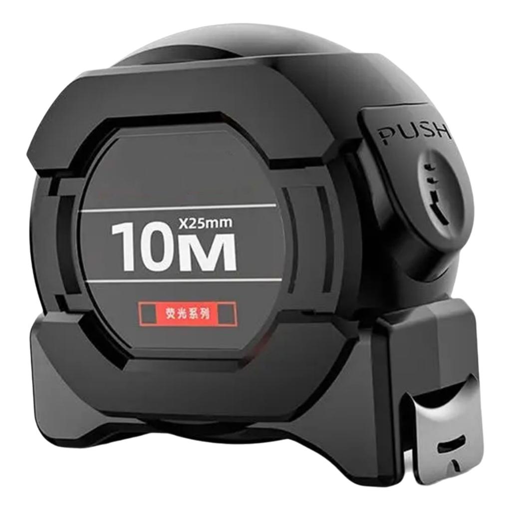 5/7.5/10m Self Locking Steel Tape Measure Black Fluorescent Tape Thickened Wear Resistant Fall Resistant Measuring Tape