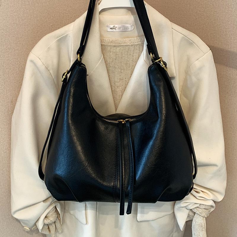 Tote bag women's 2025 new large-capacity commuter backpack casual multi-functional shoulder messenger bag travel backpack