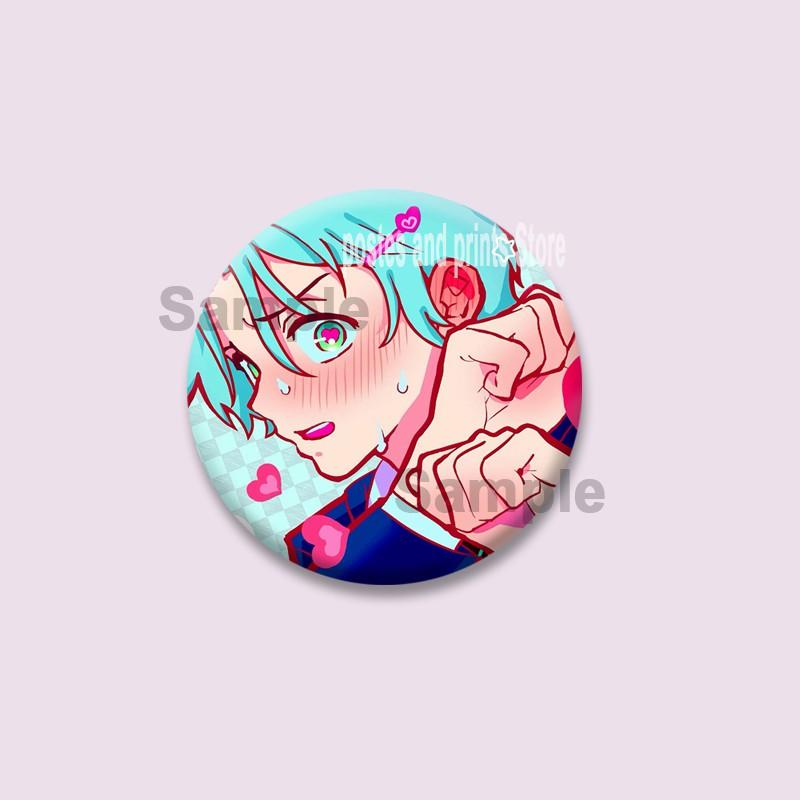 Cartoon Langa Hasegawa Reki Kyan Cosplay Badges Cute Anime SK8 Button Brooches On Backpack Manga Lapel Pins Jewelry Accesorios