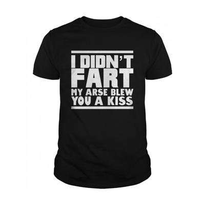 Mens Novelty Tee I Didnt Fart My Arse Blew Kiss Birthday Himshirt Simple Mens Premium Cotton Tee Men Short Sleeved Birthday Himshirt Casual and