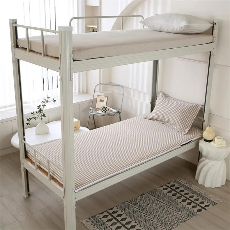 

New cotton washed cotton mattress protective cover dust cover all-inclusive zipper student dormitory single mattress cover 80x190cm 1pcs