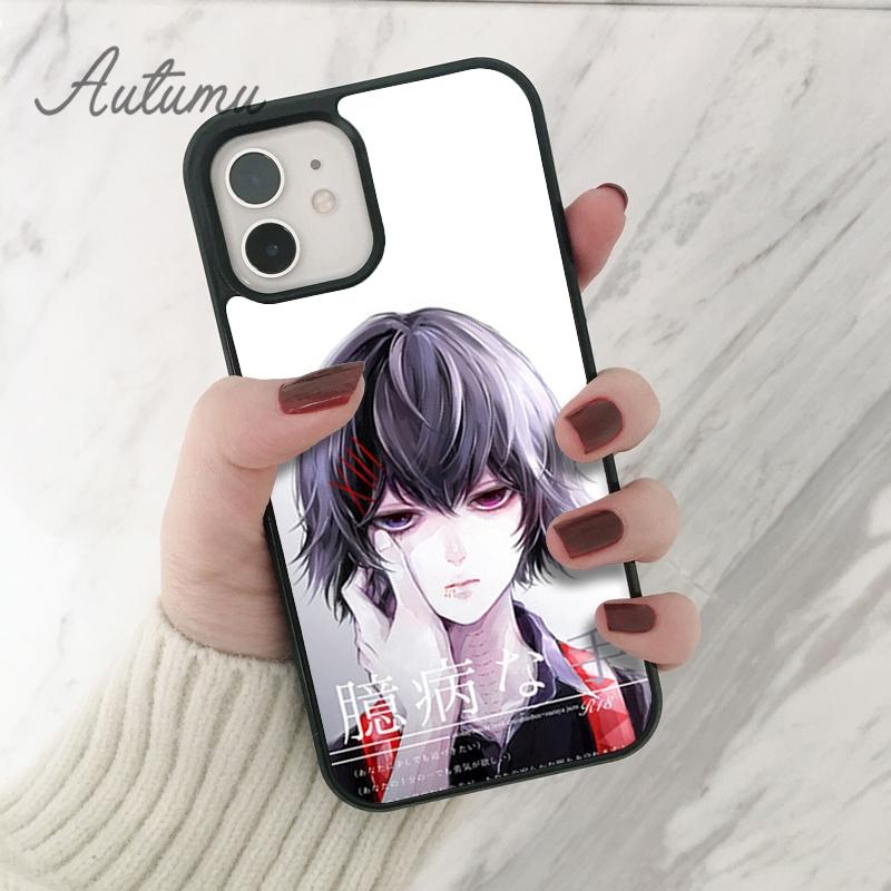 Japenese Anime Tokyo Ghoul Phone Case for iPhone 11 12 13 14 Pro Max Mini XR XS SE 2020 6S 7 8 Plus Samsung Galaxy S21 S22 Cover