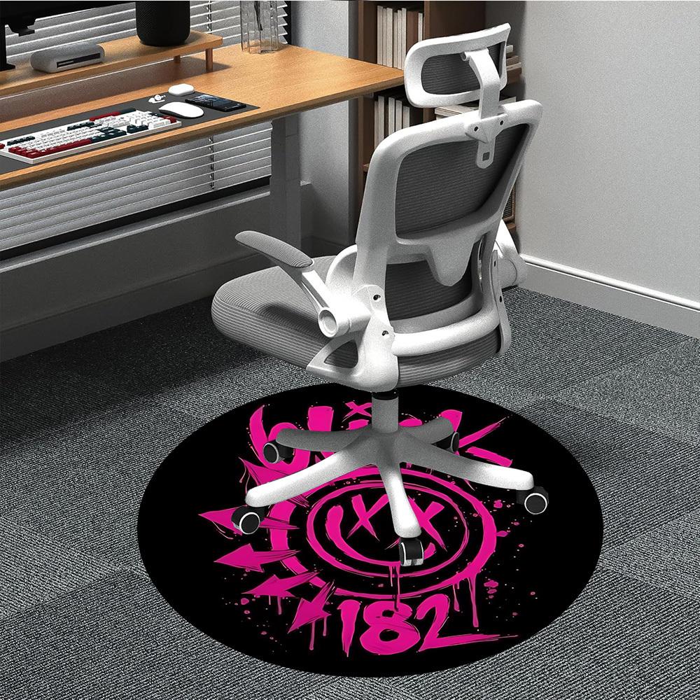 

1pc Blink-182Chair Carpet for Office, Non-slip, Soft and Durable Office Rug for Interior Decoration, Perfect for Office yy250925232 80cm by 80cm
