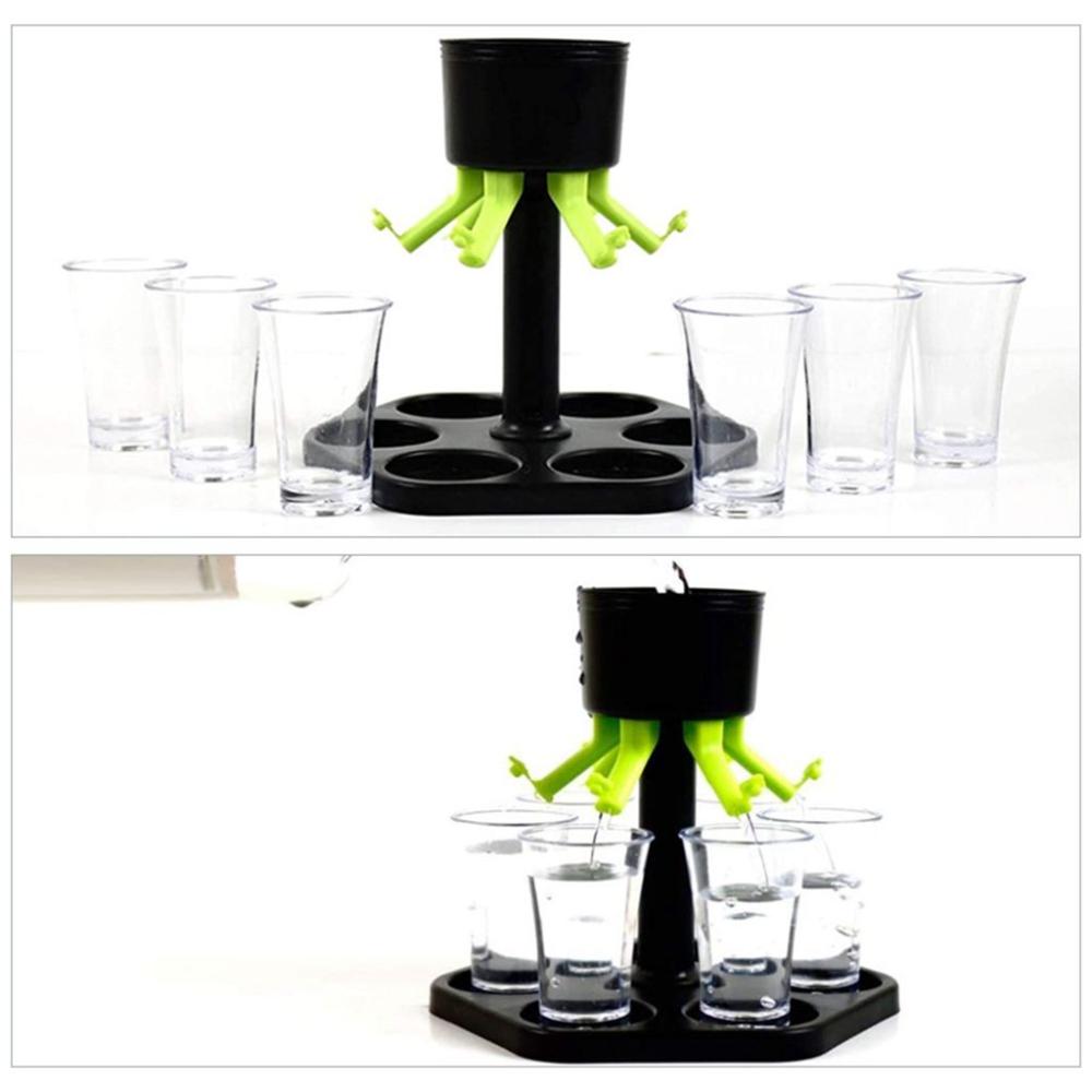 Shot Glasses Whisky Dispense Funnel PE Beer Dispenser Rack Wine Dispenser Wine Set Bar Accessories