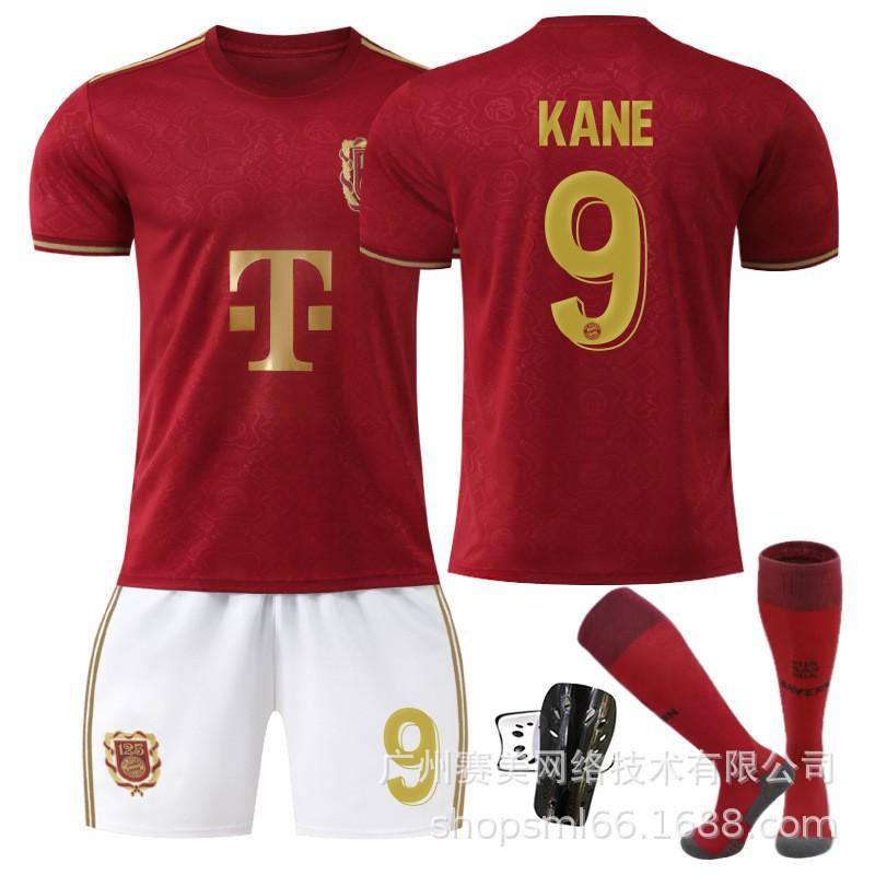 25 Bayern's 125th Anniversary Edition Football Jersey Set 9 Kane Muller 6 Kimish Cross-Border Shirts