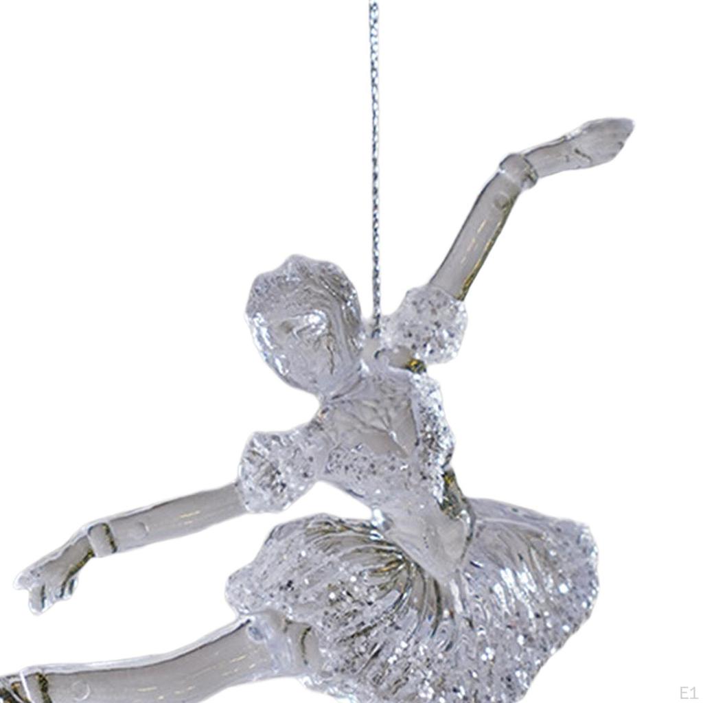 Ballerina Christmas Tree Decorations Xmas Decor, Pendant Ballet Hanging Ornament for