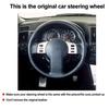 For Infiniti FX FX35 FX45 For Nissan 350Z Hand Sewing Car Steering Wheel Cover