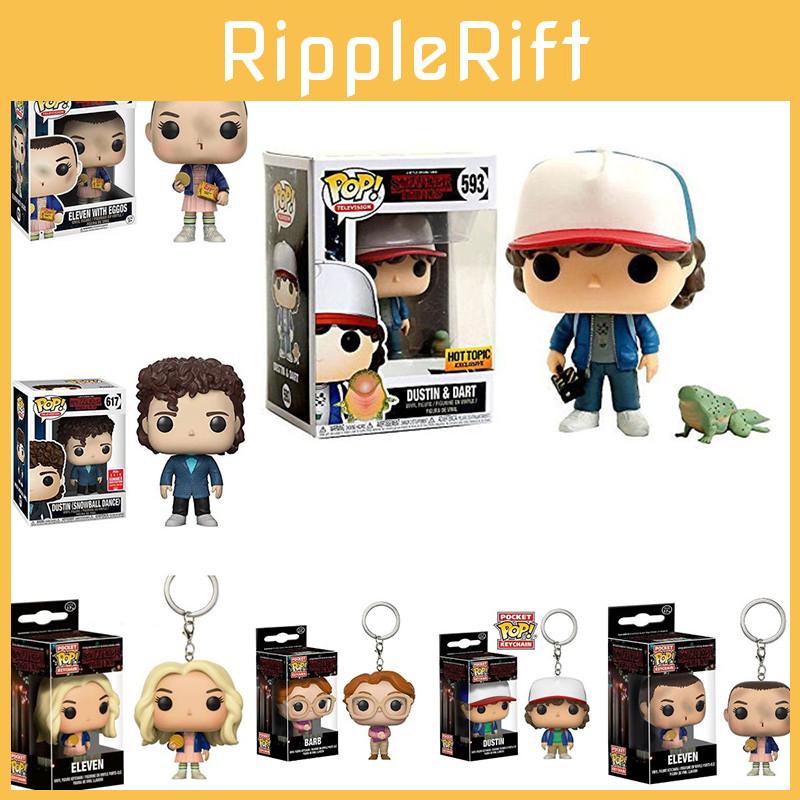 Samlarobjekt Stranger Things Eleven Nyckelringsfigur Med Resinmaterial