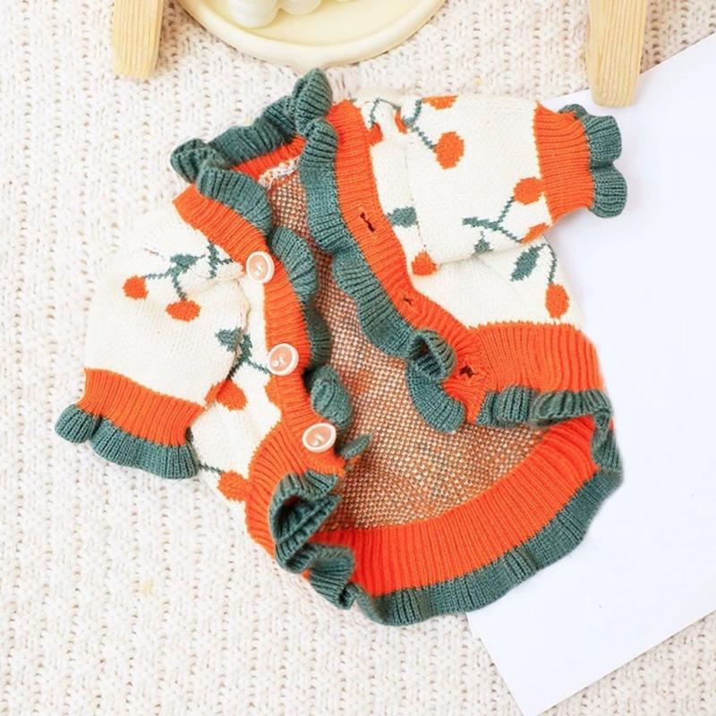 

Warm dog Pomeranian sweater VIP Schnauzer cat autumn and winter clothing Teddy Bigbear small puppy pet clothes XL chest 50 back 40 about 10-6.5 kg