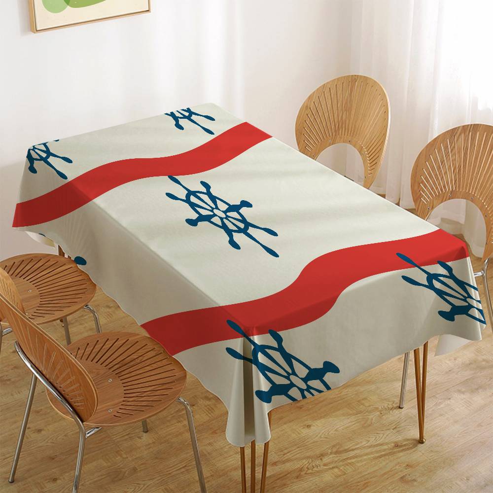 Tischdecke mit Meeresmotiv - Für Abendessen zu Hause/Hochzeiten/Bankette/Partys im Freien, Hoteldekoration
