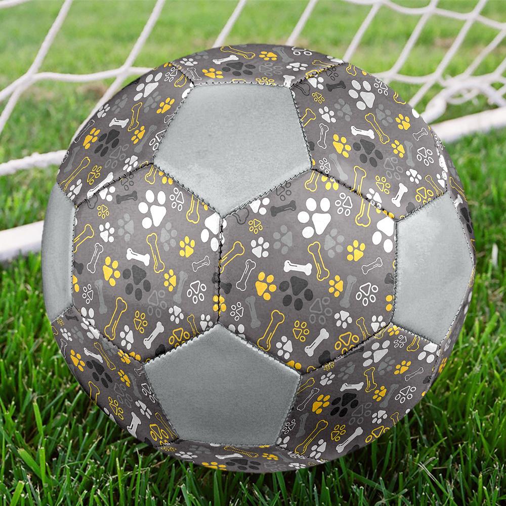 1PC Dog Bone Soccer Ball Size 5 Football Machine Sewn Indoor/Outdoor Universal Football Gift W26