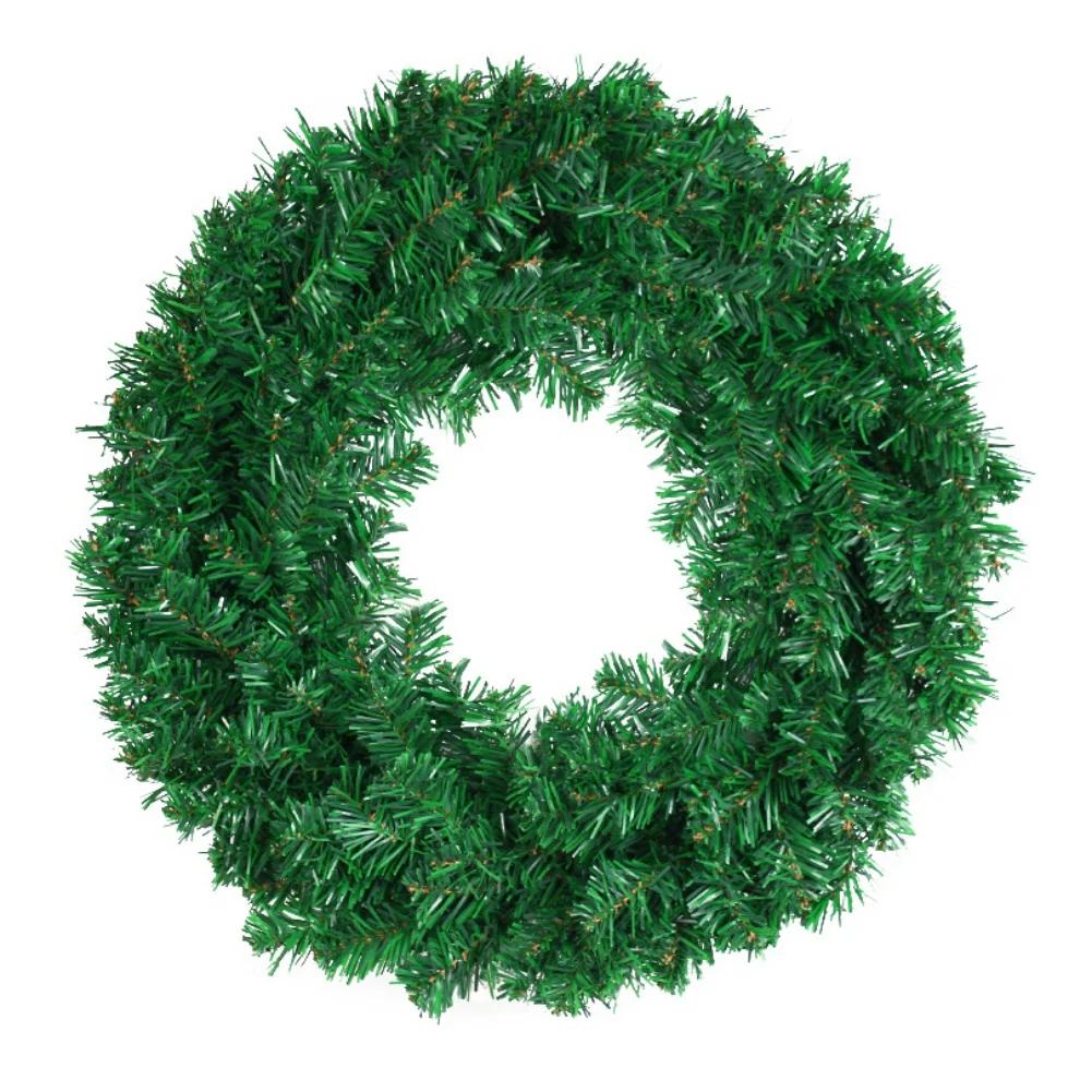 Round Christmas Decor Wreaths Home Party Wedding Decorative Garland Needlework Crafts Artificial Plants 30/40CM