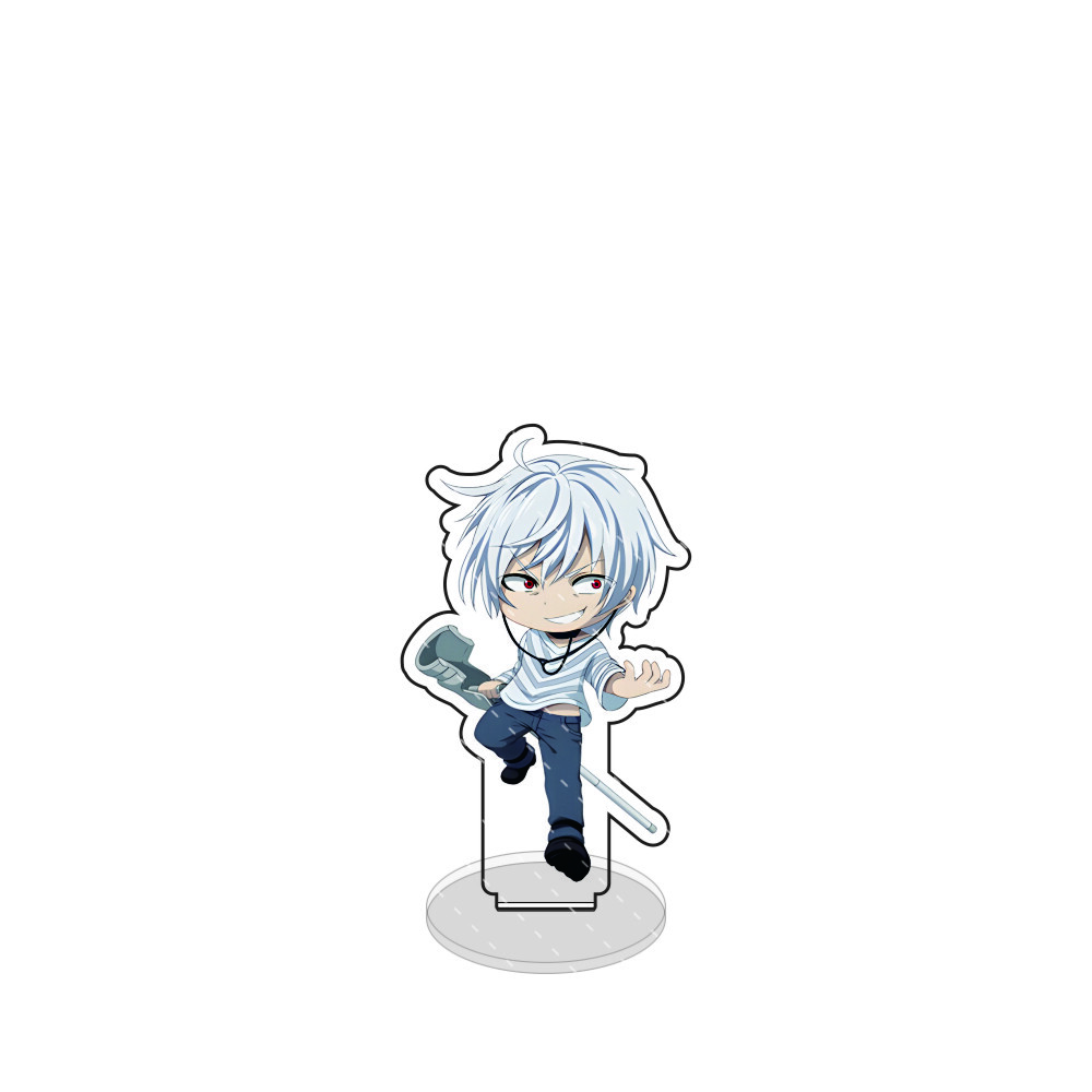 

10CM Japan Anime A Certain Magical Index Q version Figures Misaka Mikoto Index Acrylic Stands Model Desk Decor Prop Gift 10 cm